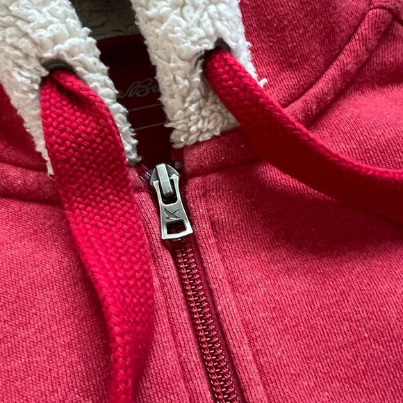 Eddie Bauer sherpa hoodie zip sweatshirt, womens small - Picture 6 of 15